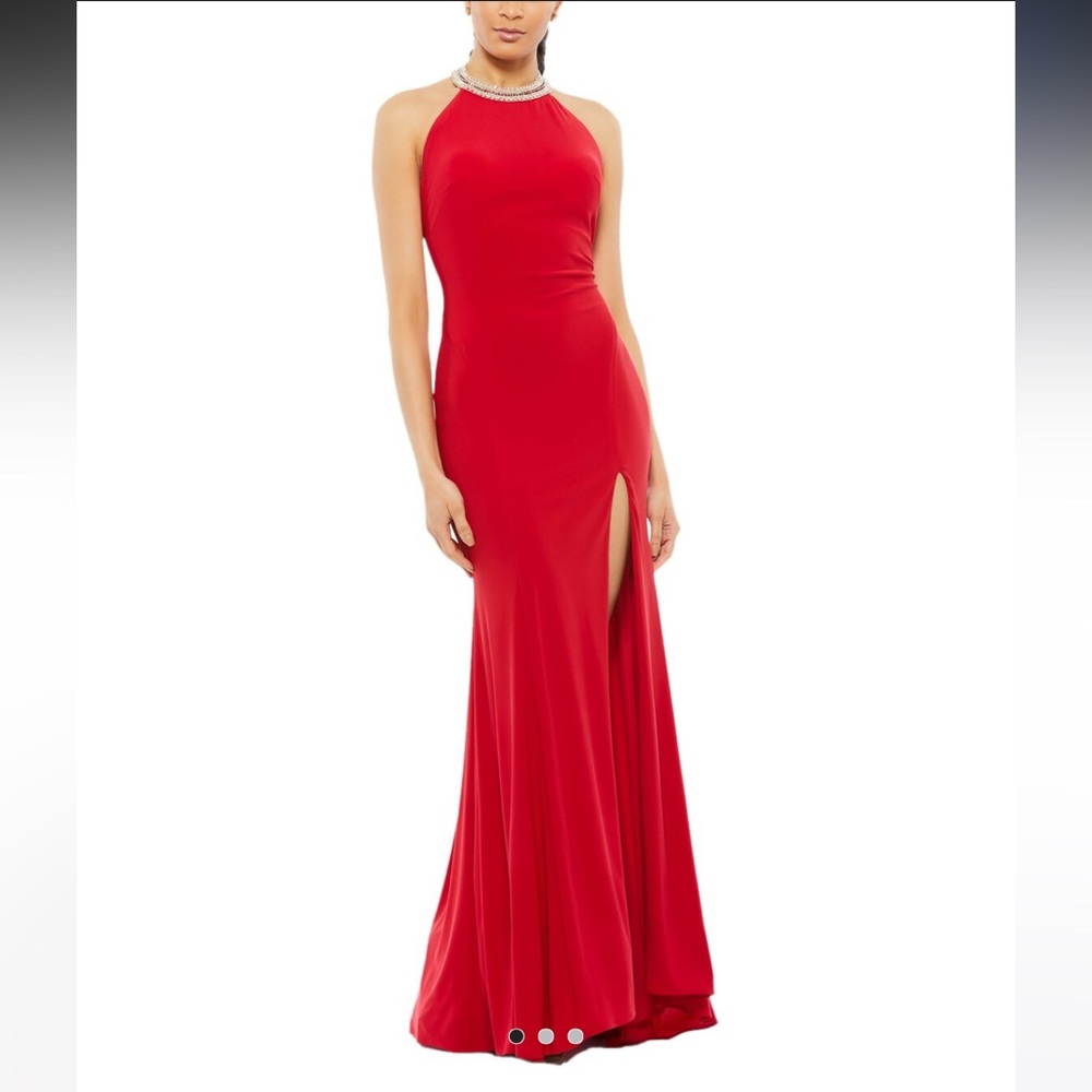 Elegant Red Evening Gown